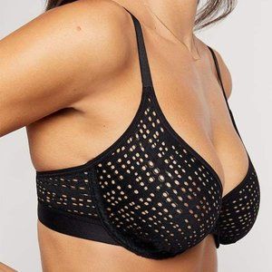 NEGATIVE UNDERWEAR  - Essaouira Demi Bra - Black
